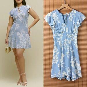 Reformation Byron Floral Mini Dress Size 2